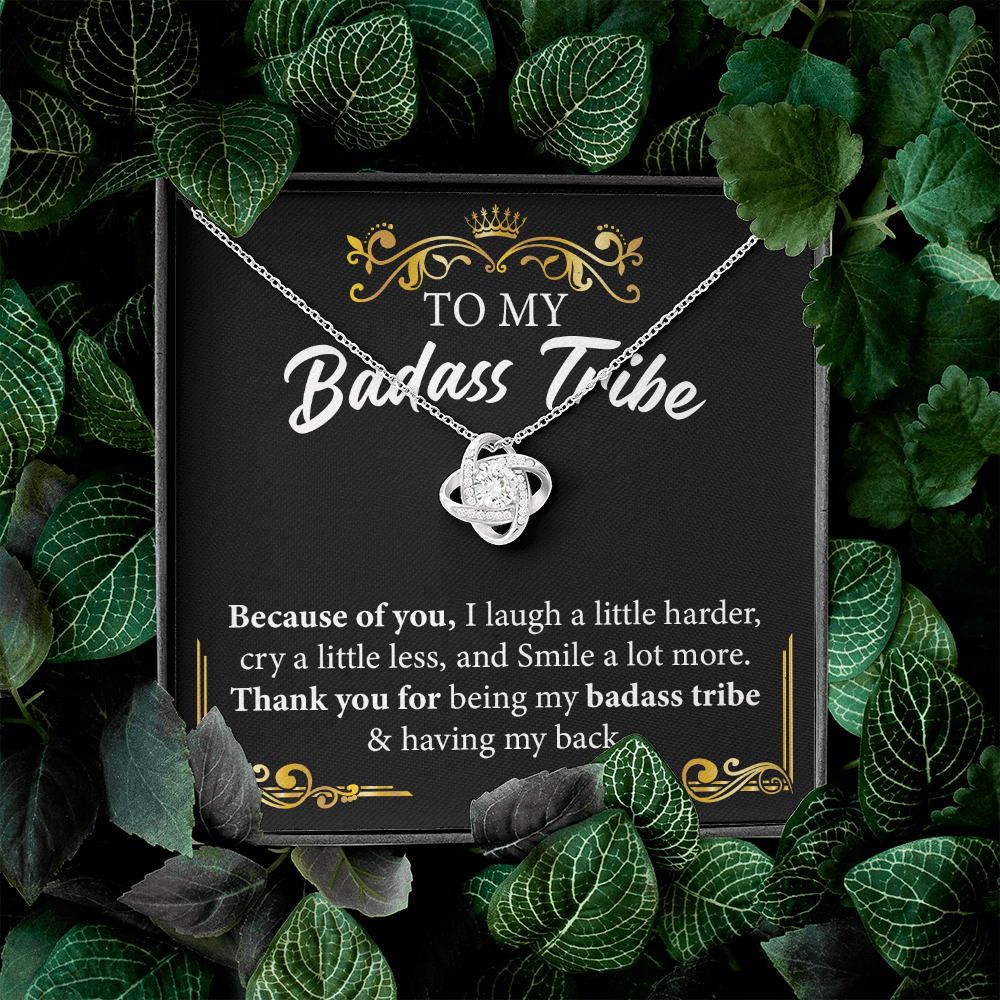 Badass Tribe Necklace Gift with Empowering Message
