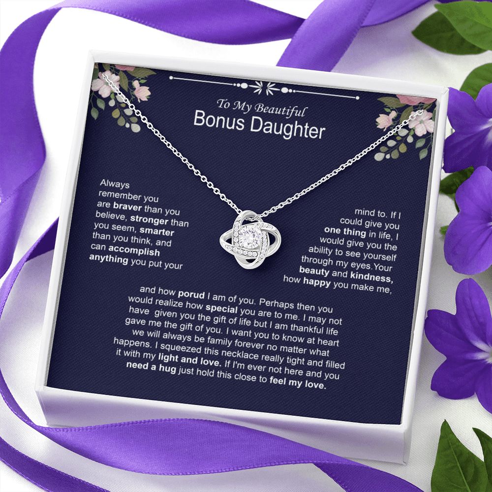 Bonus Daughter Necklace from Stepmom or Stepfather
