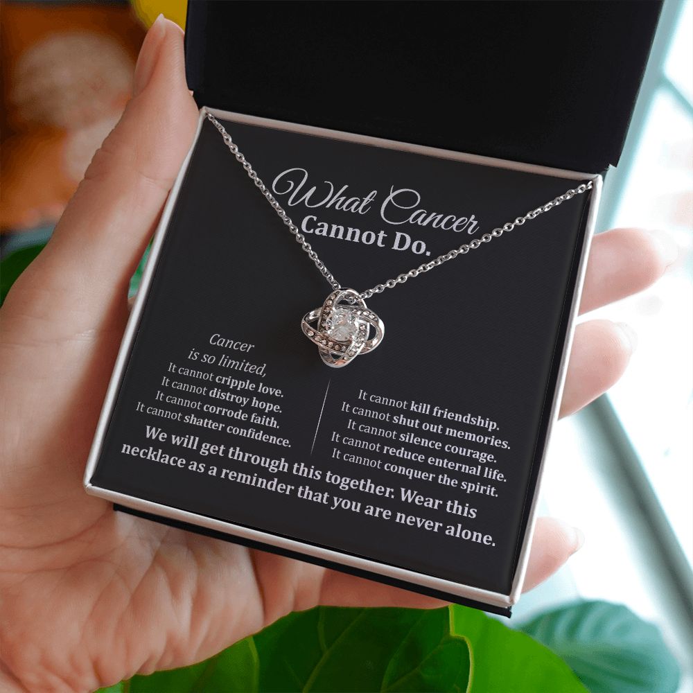 Inspirational Cancer Support Necklace Gift