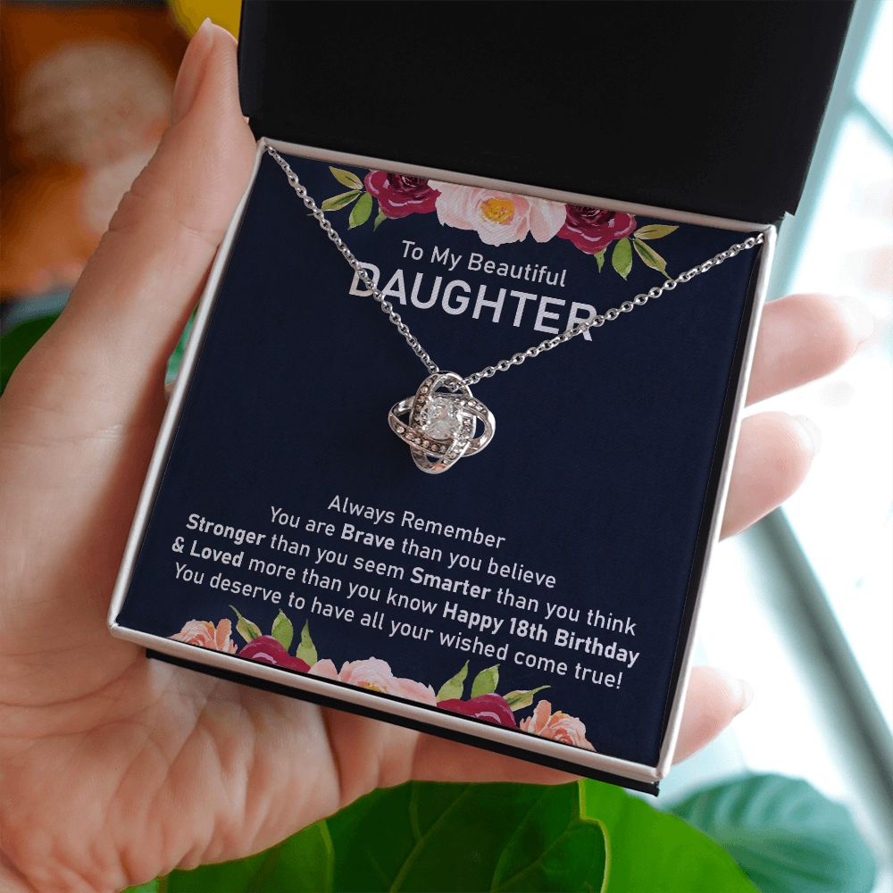 18th Birthday Necklace for Daughter Gift