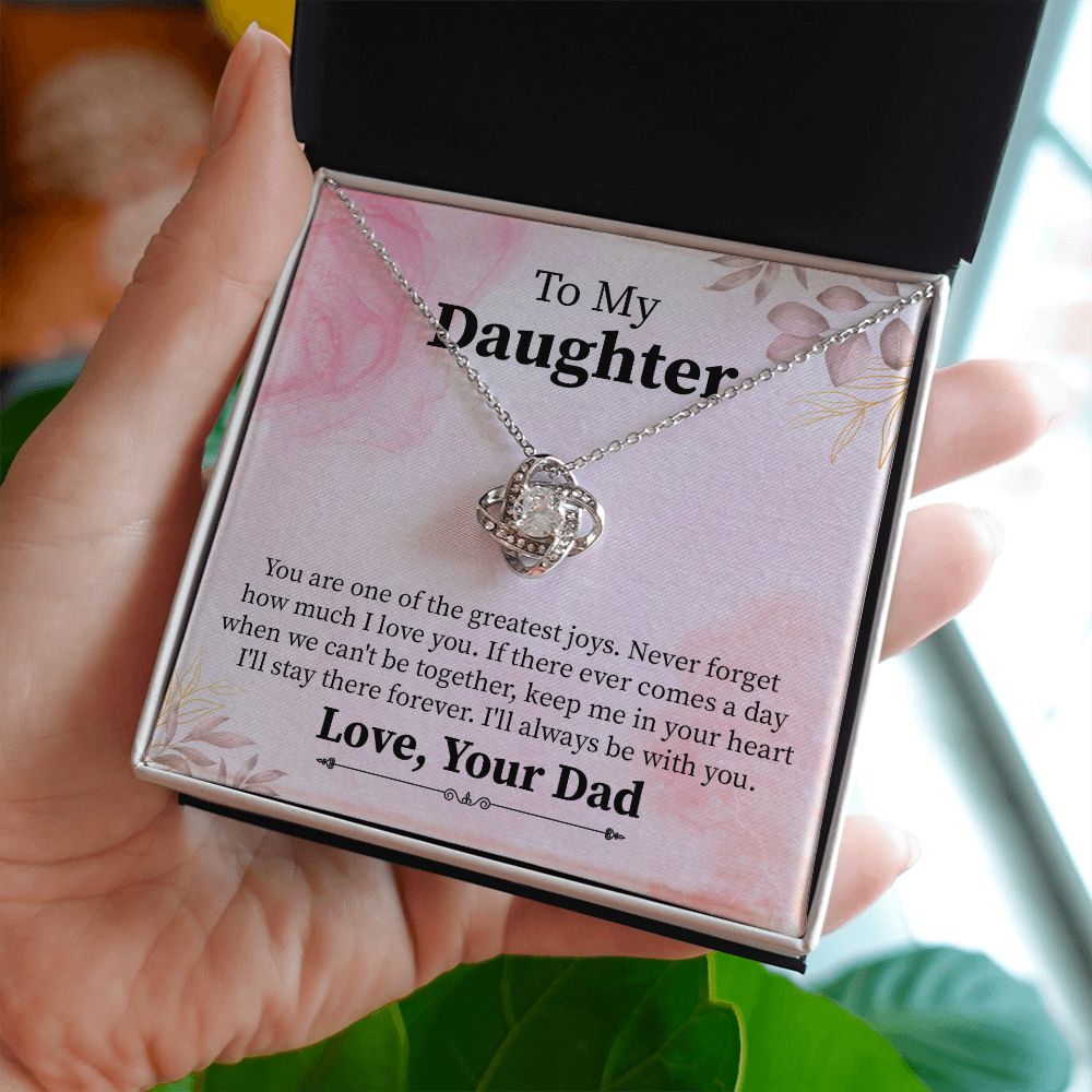 To My Daughter I Will Always Be with You From Dad / Mom
