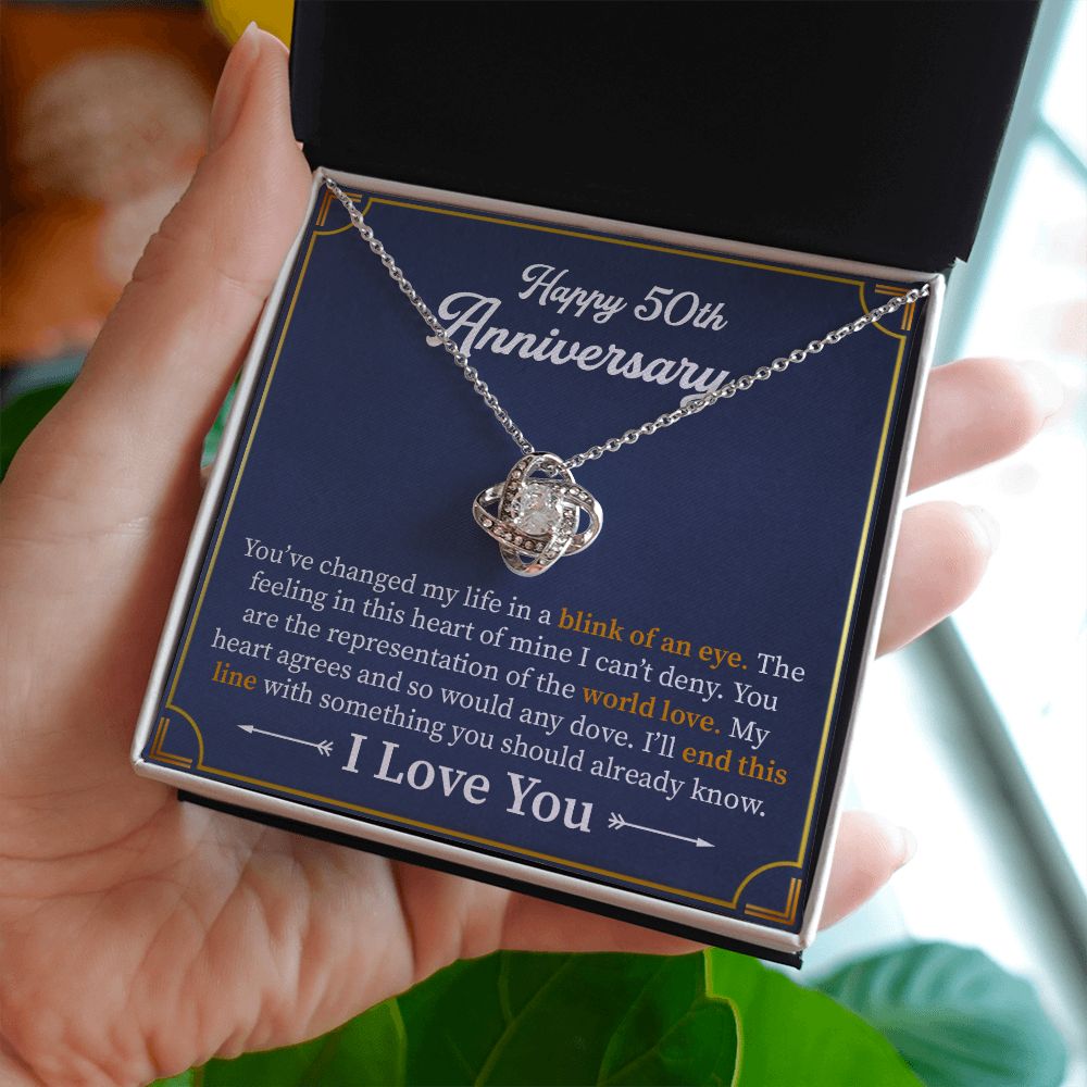 Happy 50th Anniversary! Your Presence Has Enriched My Life. I Love You