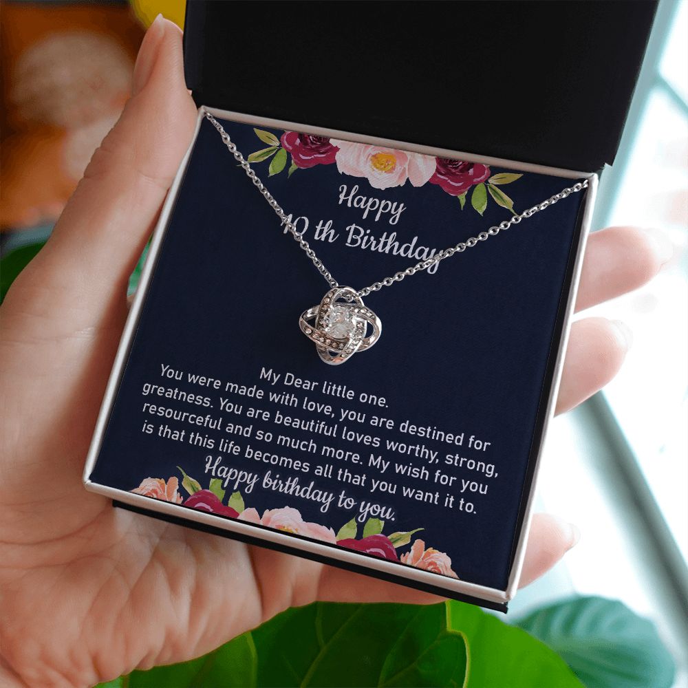 10th Birthday Necklace from Mom to Daughter