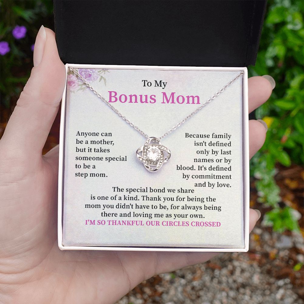 To My Bonus Mom I'm So Thankful Our Cireles Crossed