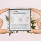 Granddaughter Necklace Gift with Loving Message Card