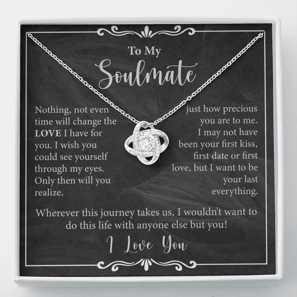 Soulmate Necklace Gift for Her – Romantic Jewelry
