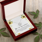 You Are My Sunshine Necklace with Sunflower Message