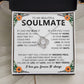 Soulmate Necklace Gift for Women, With Romantic Message Card