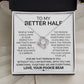 Better Half Necklace Gift from Pookie Bear With Love Card