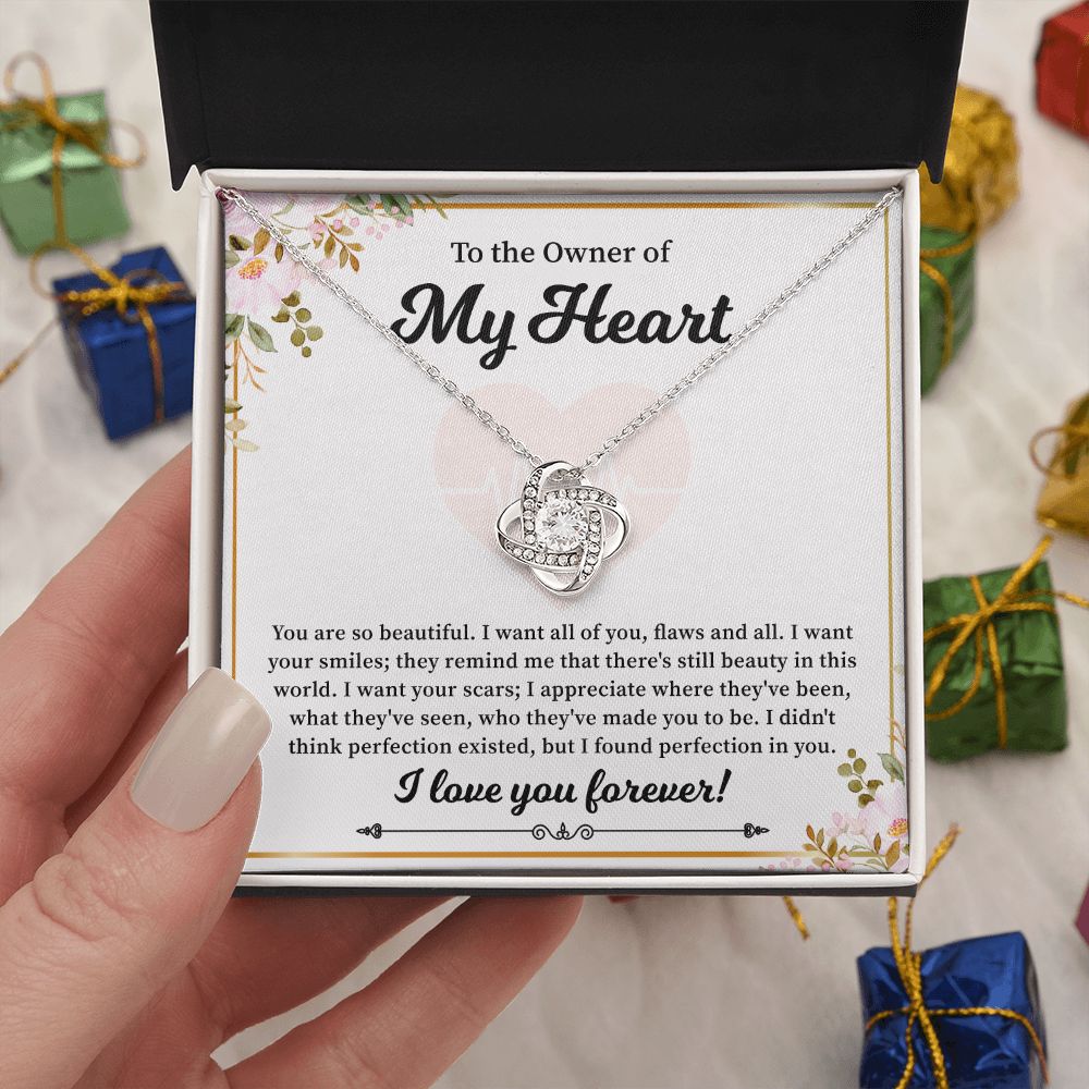 To The Owner Of My Heart I Love You Forever