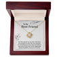 Best Friend Necklace Gift with Thank You Note
