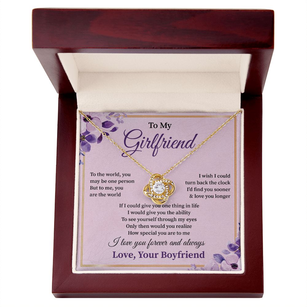 To My Girlfriend Love You Forever From Your Boyfriend.
