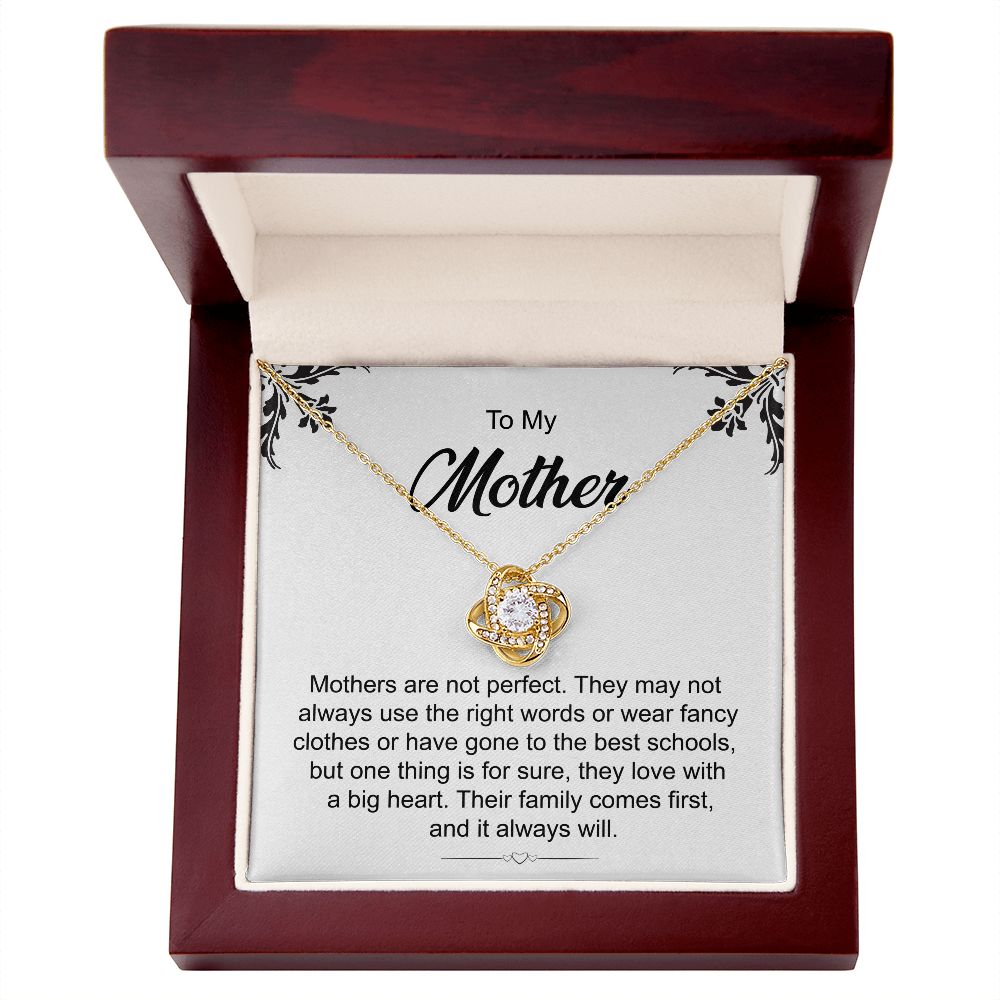 To My Mother Their Family Comes First And It Always Will