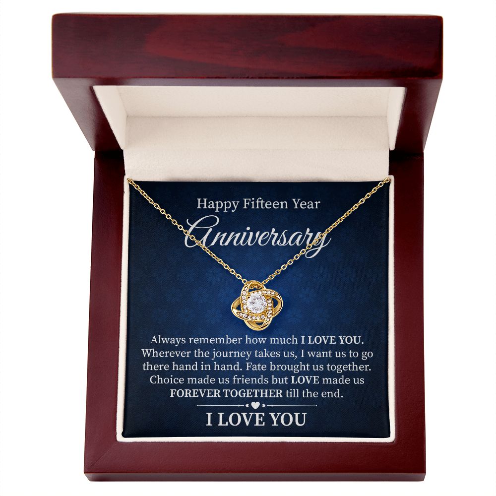 Happy 15 Year Anniversary Fate Brought Us Together I Love You