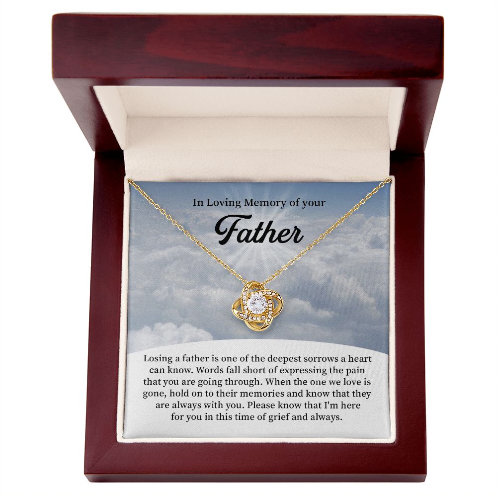 In Loving Memory  Of Your Father I'm Here For You In This Time Of Grief And Always