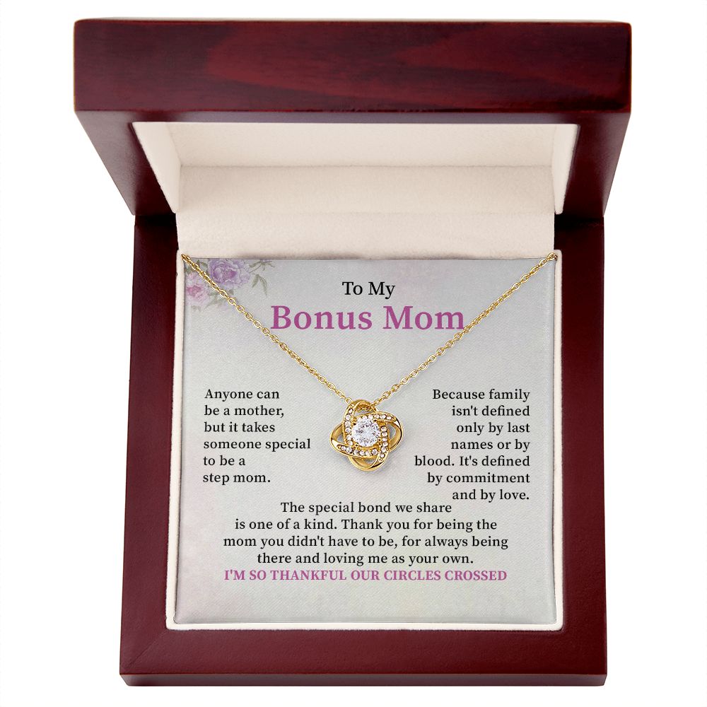 To My Bonus Mom I'm So Thankful Our Cireles Crossed