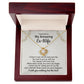 Graceful Reminders Necklace: The Perfect Heartfelt Gift for Your Amazing Ex-Wife Love Knot Gold Necklace For Ex Soulmate