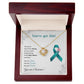 Ovarian Cancer - Teal Ribbon Awareness