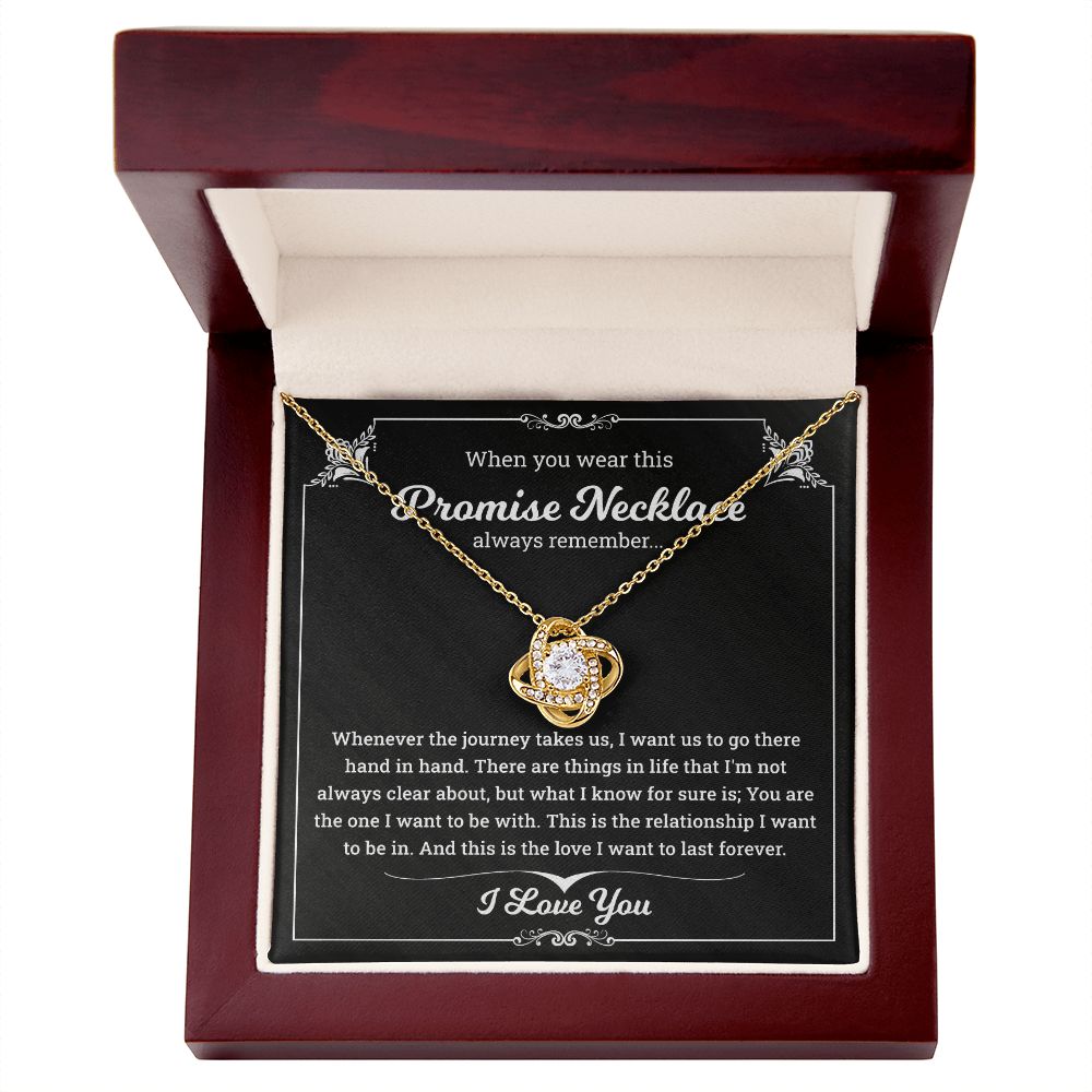When You Wear This Promise Necklace Always Remember