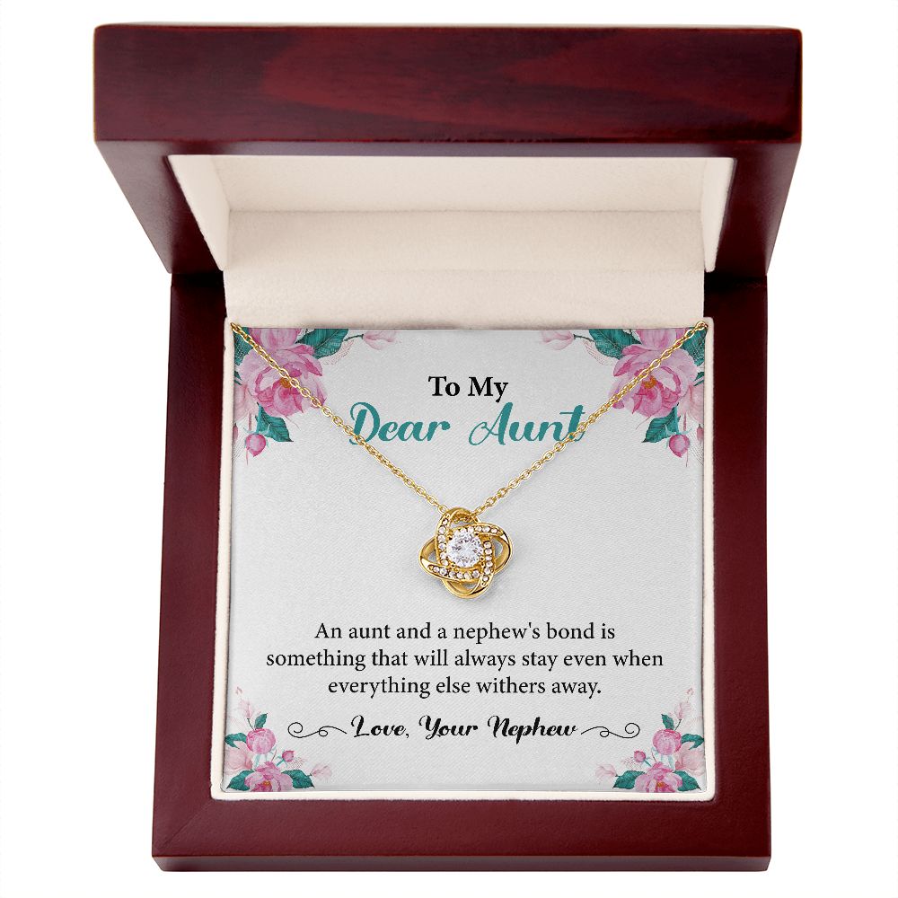 To My Dear Aunt Love,  Your Nephew