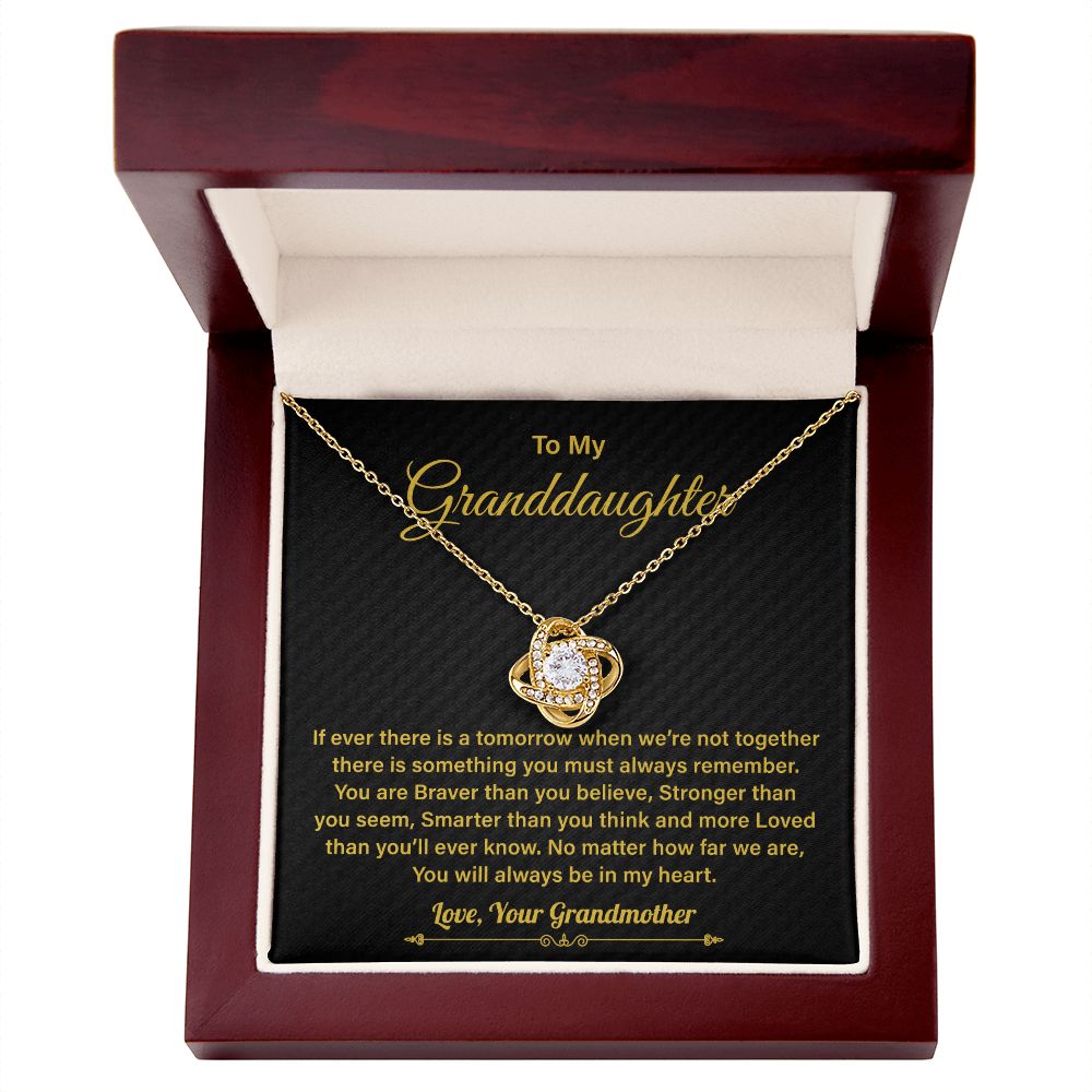 To my Granddaughter You Will Always Be In My Heart Love, Your Grandmother