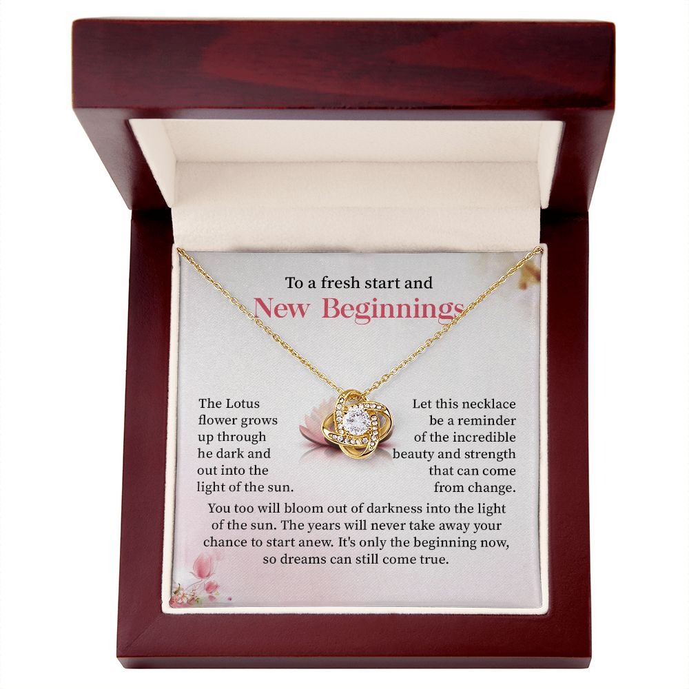 To a fresh start and new beginnings