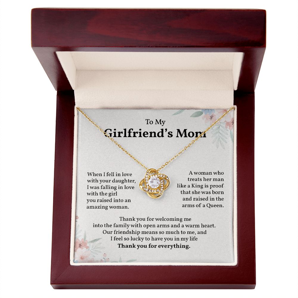 To My Girlfriend's Mom I Feel So Lucky TO Have You In My Life Thank You For Everything