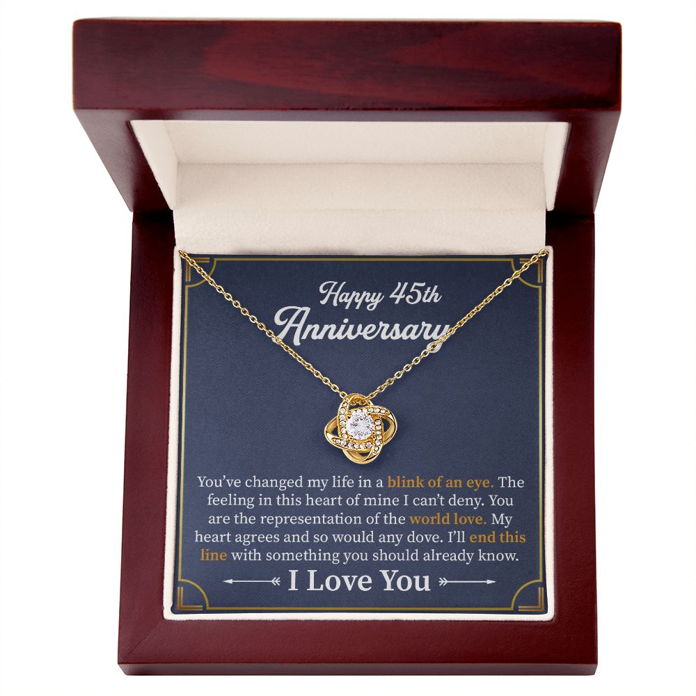 Happy 45th Anniversary! You've Transformed My Life. I Love You