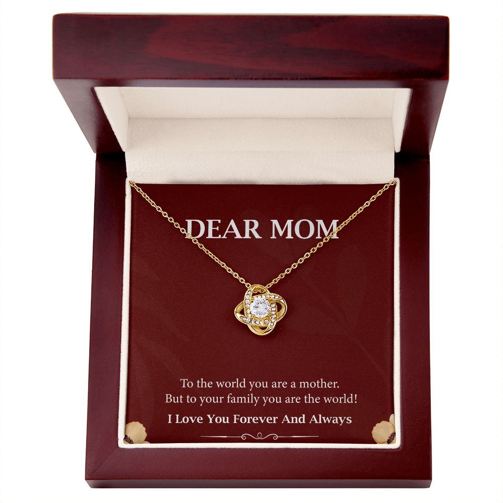 To Dear Mom I Love You Forever And Always From Son/ Daughter