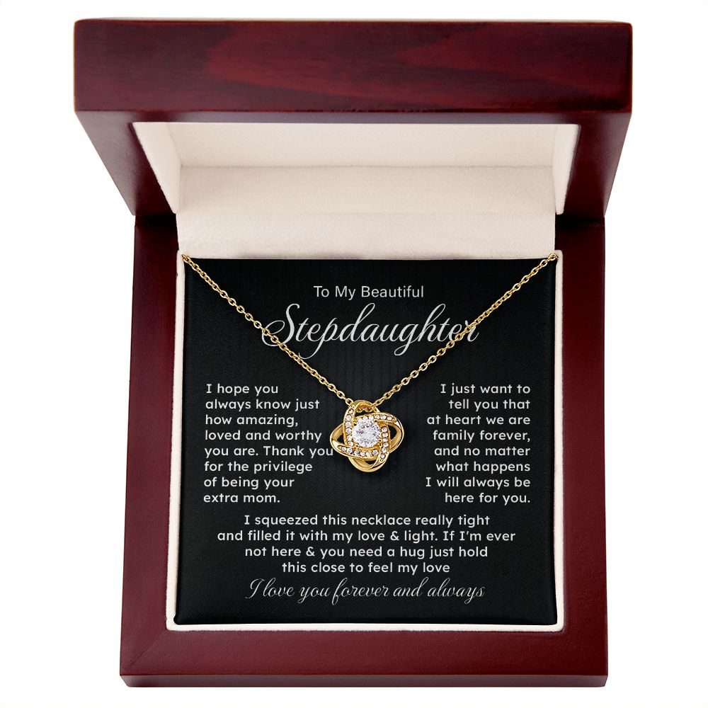 To My Beautiful Stepdaughter I Squeezed This Necklace Really Tight And Filled It With My Love & Light