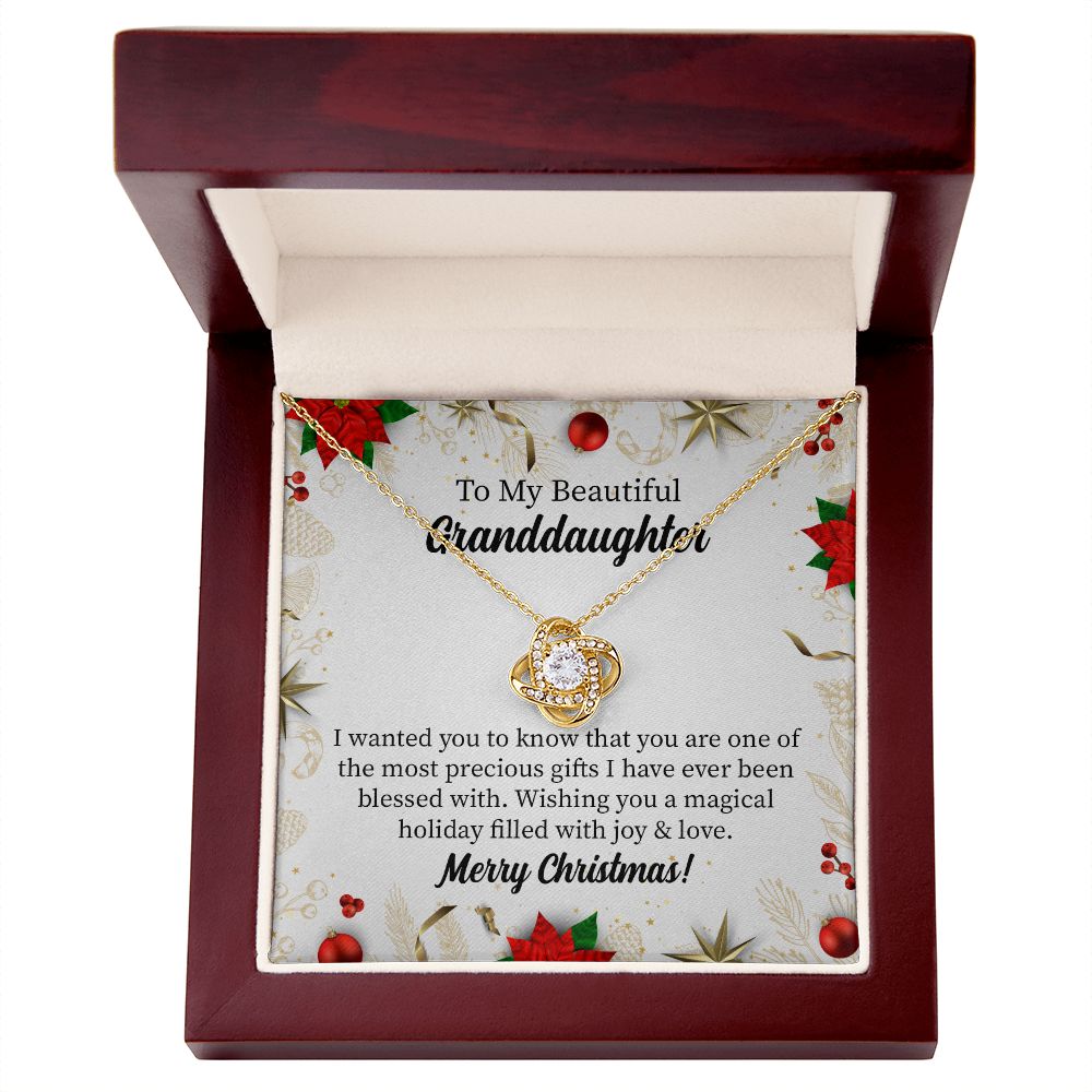 To My Beautiful Granddaughter Marry Christmas