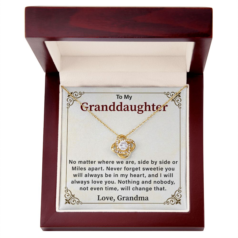 To My Granddaughter Never Forget Sweetie You Will Always Be My heart