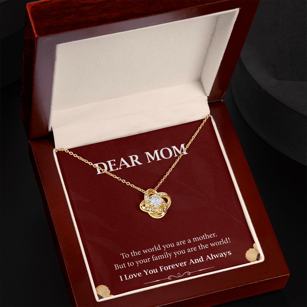 To Dear Mom I Love You Forever And Always From Son/ Daughter