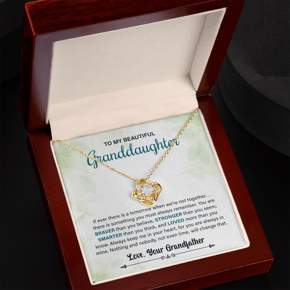 To My Beautiful Granddaughter Always Keep Me In Your Heart