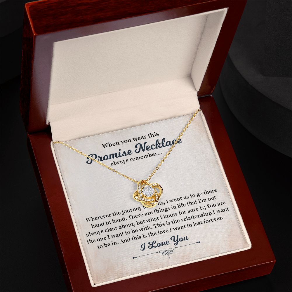 When You Wear This Promise Necklace Always Remember