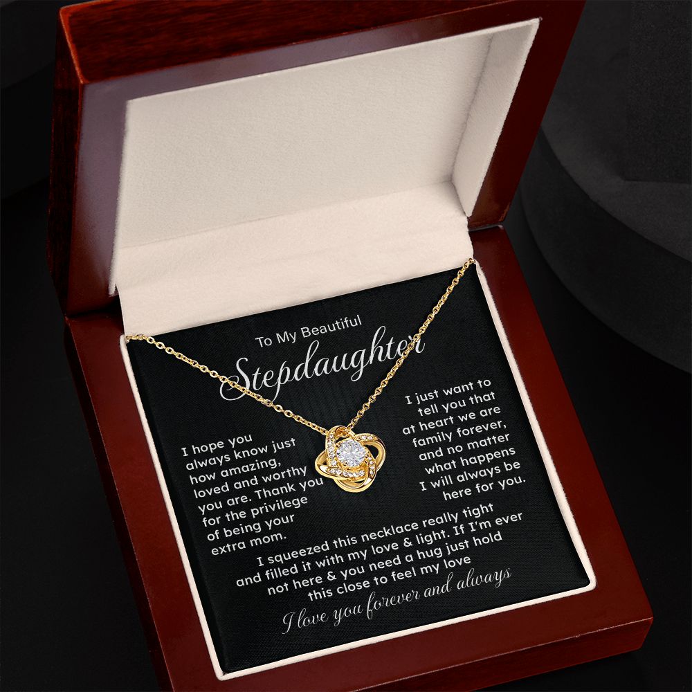 To My Beautiful Stepdaughter I Squeezed This Necklace Really Tight And Filled It With My Love & Light