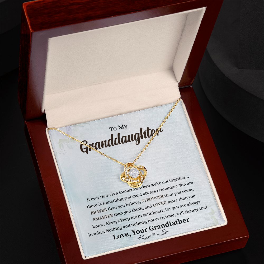 To My Granddaughter If Ever There Is A Tomorrow When We're Not Together Love, Your Grandfather