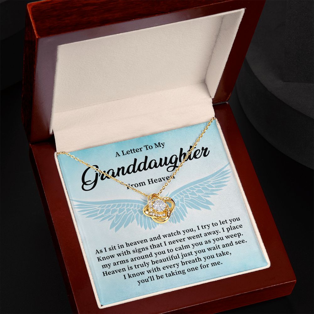 A Little To My Granddaughter From Heaven You'll Be Talking One For Me