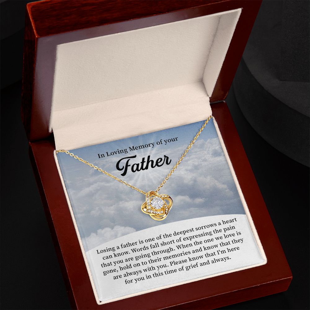 In Loving Memory  Of Your Father I'm Here For You In This Time Of Grief And Always