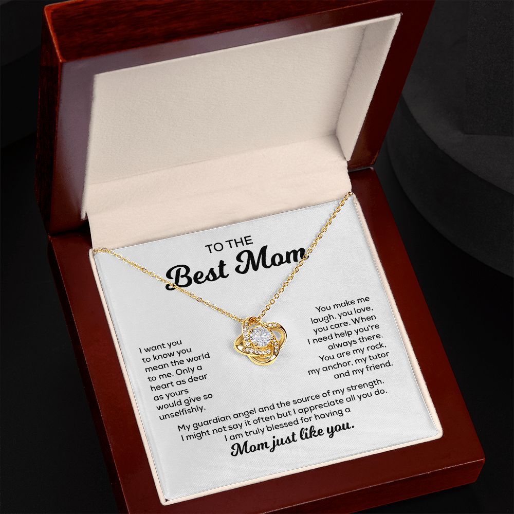 To My Best Mom I Might Not Say It Often But I Appreciate All You D, Mom Just Like You