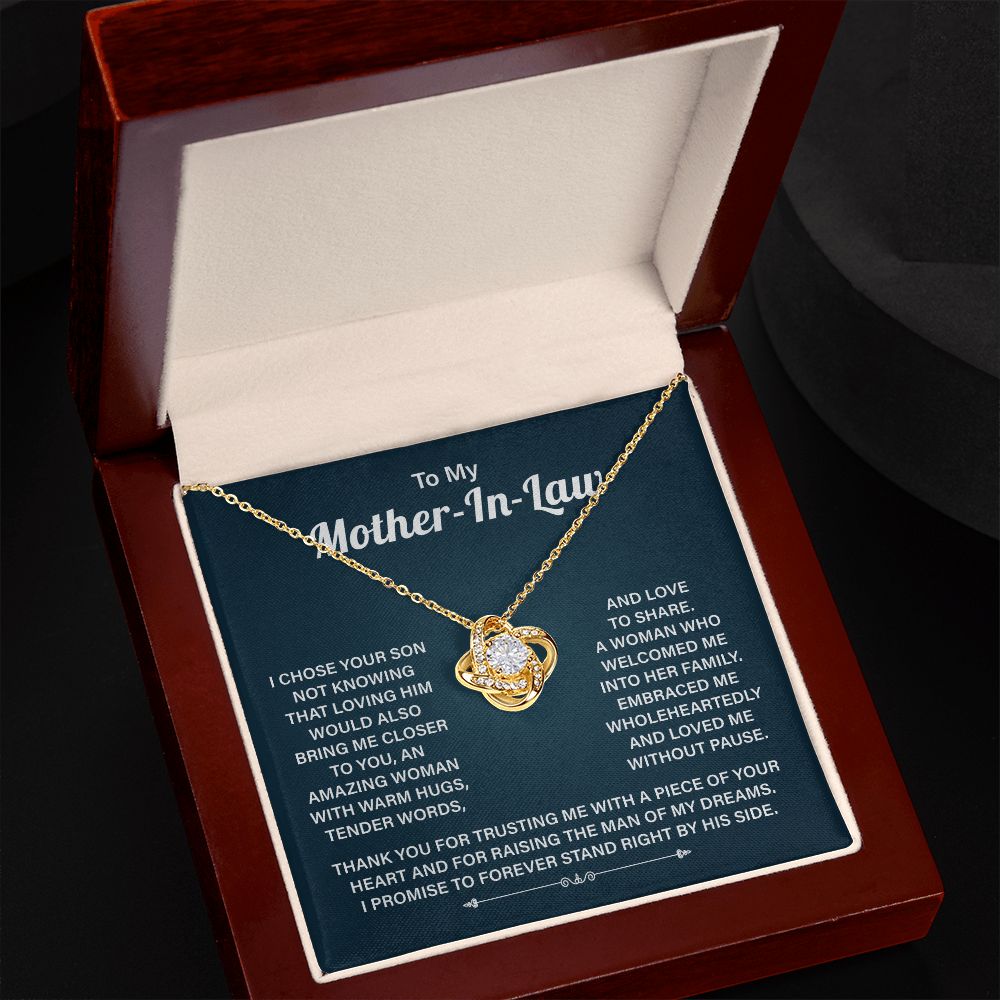 TO My Mother-In-law I Promise To Forever Stand Right By This His Side