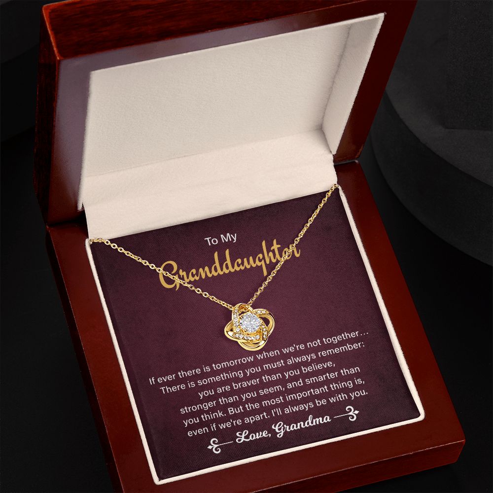 To My Granddaughter I'll Always Be With You, Birthday Valentine's Day Christmas Present From Grandma