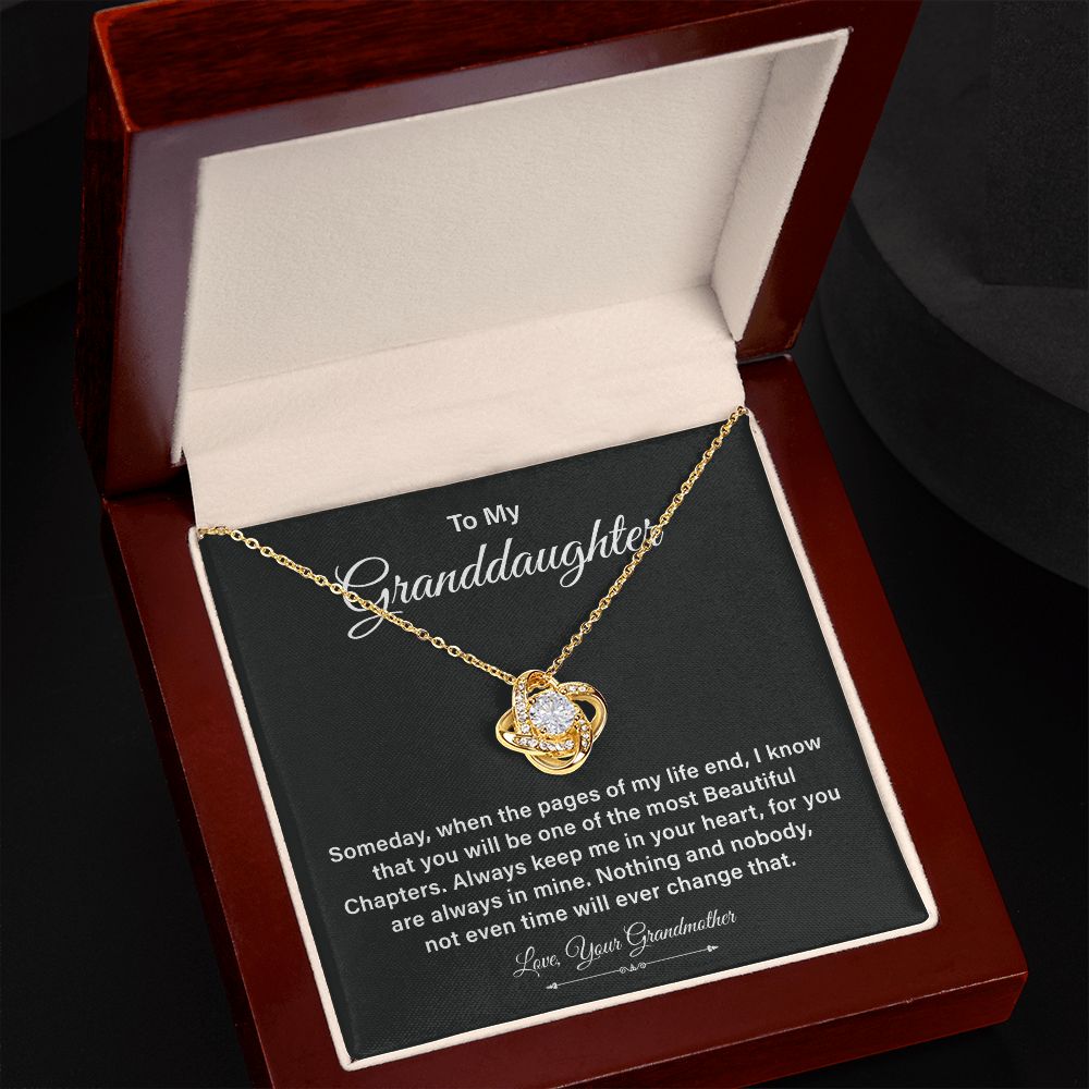 To My Granddaughter Always keep me In Your Heart Love, Your Grandmother