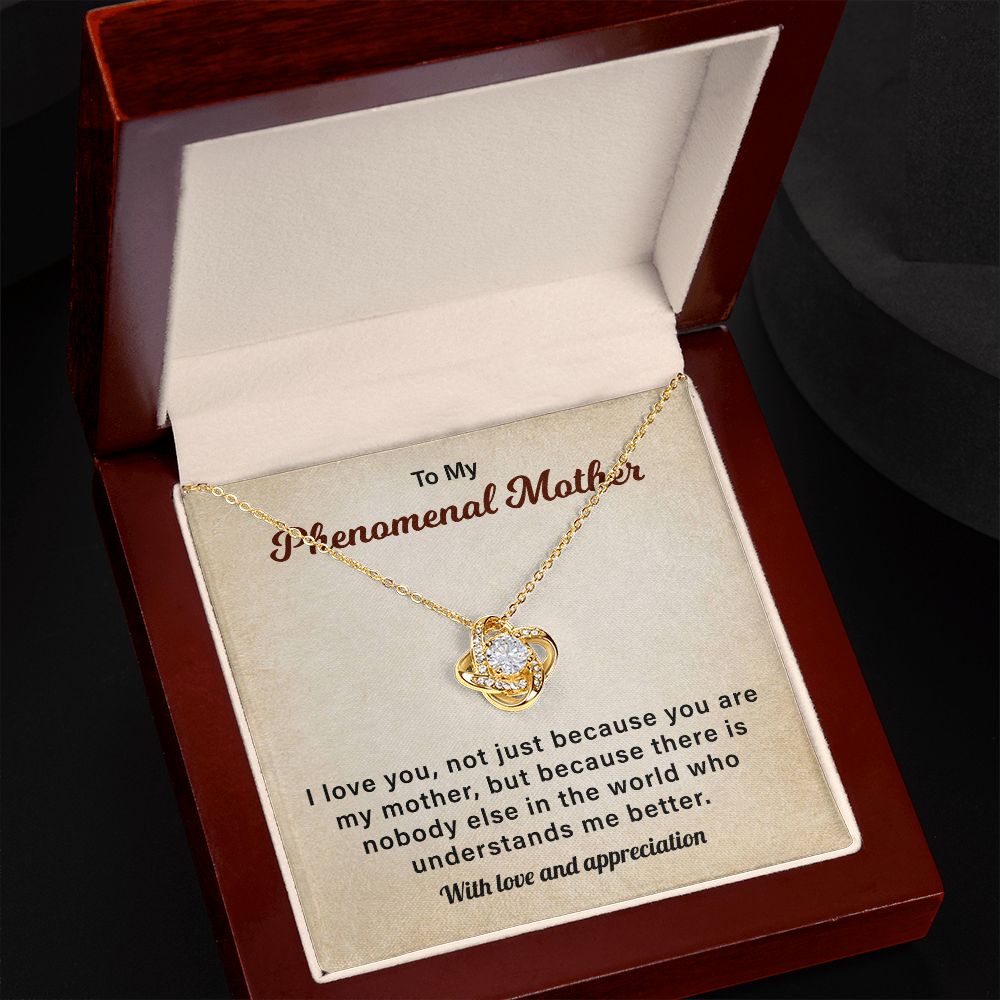 To My Phenomenal mother I love Yu, Not Just because You Are My Mother.