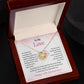 To My Love Happy 17th Anniversary Necklace Fore Wife