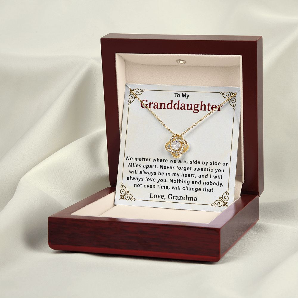To My Granddaughter Never Forget Sweetie You Will Always Be My heart