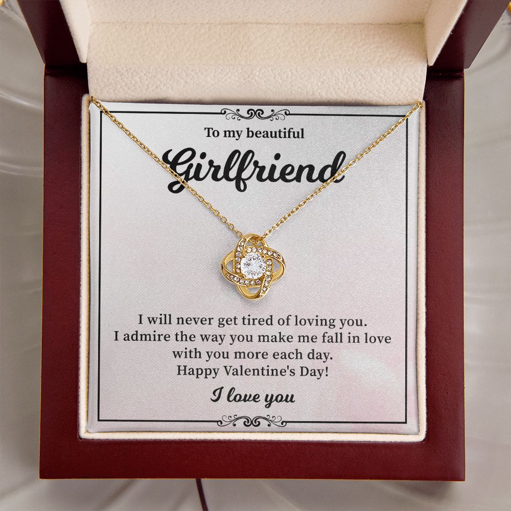To My Beautiful Girlfriend I love You Happy Valentine's Day