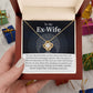 To My Ex-Wife Necklace - Love Knot Jewelry Gift from Ex-Husband