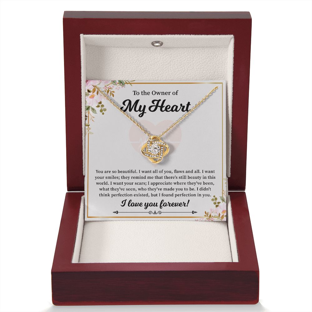 To The Owner Of My Heart I Love You Forever