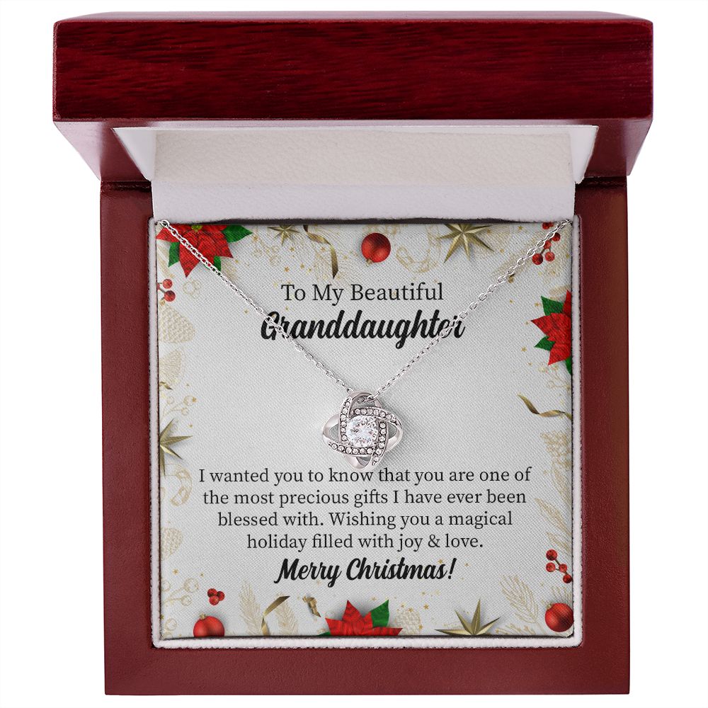 To My Beautiful Granddaughter Marry Christmas